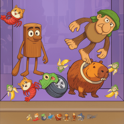 Screenshot of Brainrot Merge Drop Puzzles