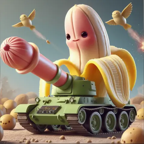 Bambini Tankini Banana Yeldini Pierdolini