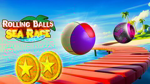 Slope Game - Rolling Balls Sea Race