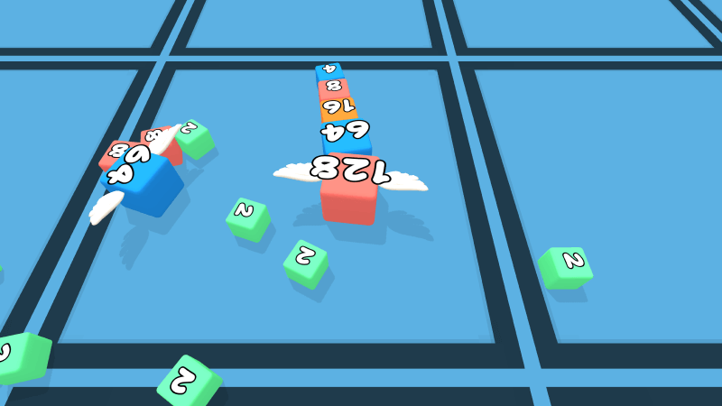 Screenshot of Snake 2048