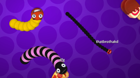 Screenshot of Snake vs Worms