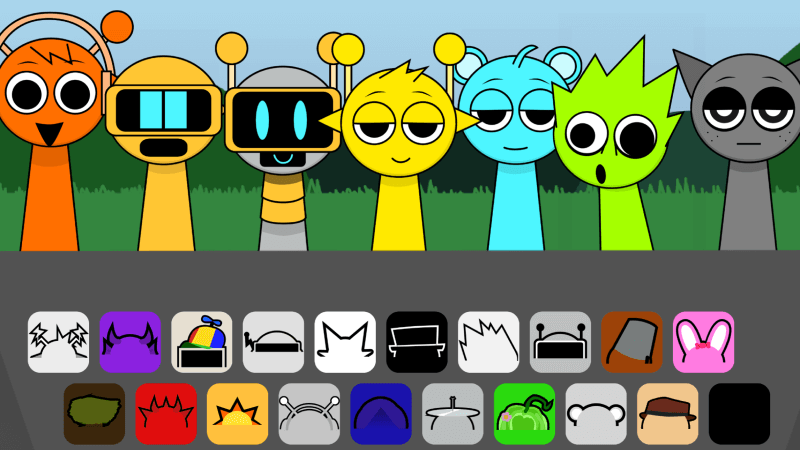 Screenshot of Sprunky Swap Remix Retake But Sprunky Style