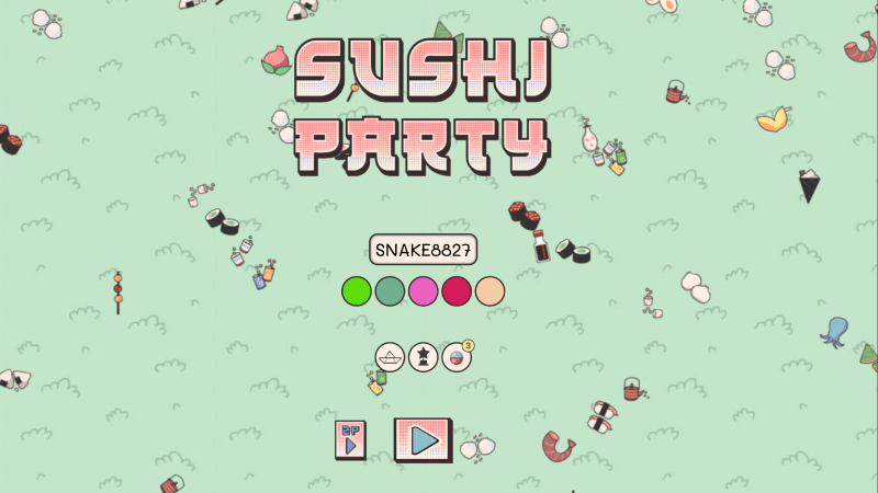 Screenshot of Sushi Party.io